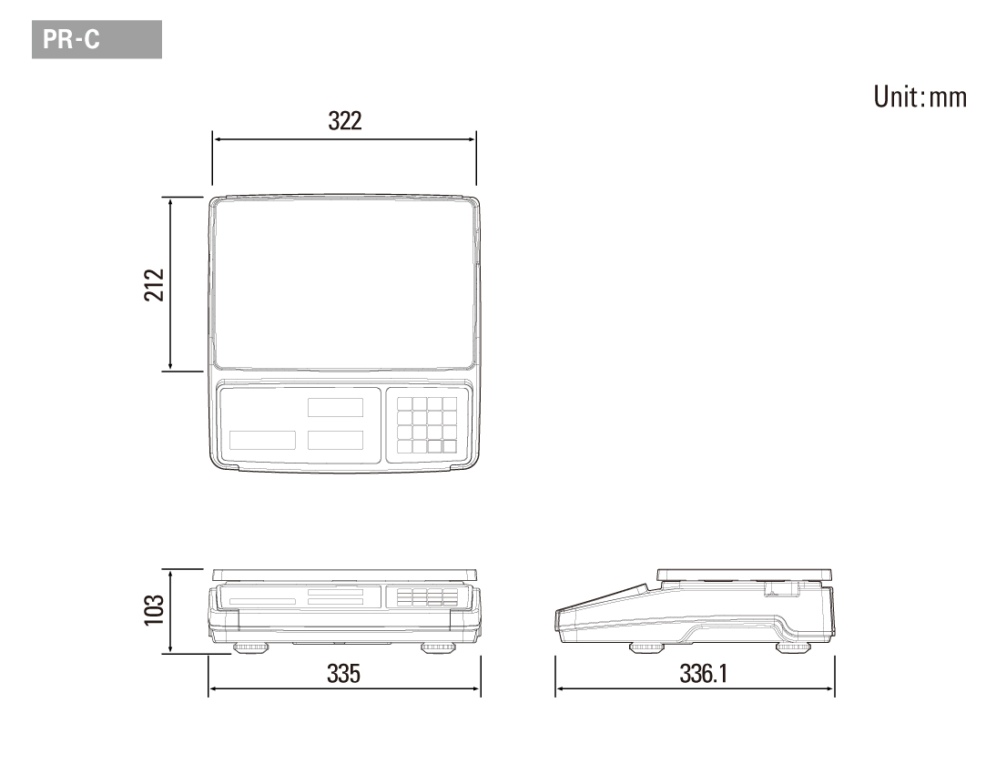 product dimensions